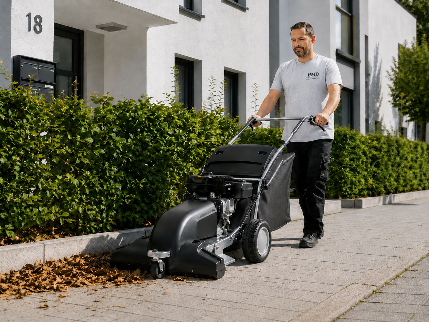 Gehwegreinigung & Winterdienst (mit KI generiert)